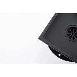 4 In. Square Shower Floor Drain -Tahanbath matte black tahanbath shower drains z w928p225883 4f 1000