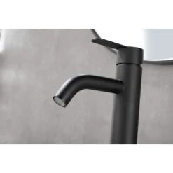 Single Hole Single Handle Bathroom Faucet Vanity Faucet Modern RV Faucet Deck Mount 1-Hole Or 3-Holes -Tahanbath matte black tahanbath single hole bathroom faucets z w1272 64939 1f 1000