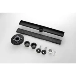 28 In. Linear Shower Drain 304 Stainless Shower Drain Included Hair Strainer And Leveling Feet -Tahanbath matte black tahanbath sink strainers y w2287 s00013 1f 1000