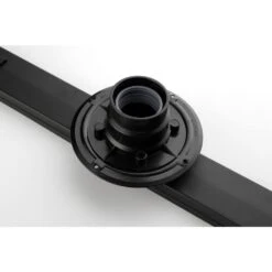 28 In. Linear Shower Drain 304 Stainless Shower Drain Included Hair Strainer And Leveling Feet -Tahanbath matte black tahanbath sink strainers y w2287 s00013 4f 1000