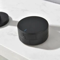 8 In. Widespread 3 Hole Bathroom Faucet Brass In Matte Black -Tahanbath matte black widespread bathroom faucets x nk0925 76 1000