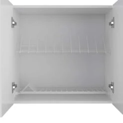 Wall Cabinet 19 In. H, 2-Doors, 2-internal Shelves, White / Light Gray 11 Wall Cabinet 19 In. H, 2-Doors, 2-internal Shelves, White / Light Gray -Tahanbath multicolor tahanbath pantry organizers z b097133158 fa 1000