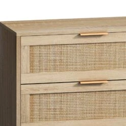 15.75 In. Wx 51.18 In. Dx 29.53 In. H Multi-Colored Particle Board Freestanding Linen Cabinet In Natural -Tahanbath natural tahanbath linen cabinets z w75784346 4f 1000