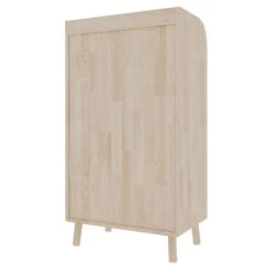 11.50 In. W X 19.69 In. D X 36.61 In. H Yellow Wood Freestanding Linen Cabinet With 3-Shelves For Room In Natural -Tahanbath natural wood tahanbath linen cabinets ct xl p271752 4f 1000