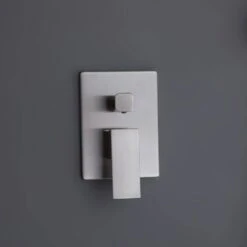 Single Handle 1-Spray Shower Faucet 2 1.8 GPM In Cement Nickel -Tahanbath nickel tahanbath shower faucets z tmsf10lyj 2w02bn 4f 1000