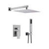 Single Handle 1-Spray Shower Faucet 2 1.8 GPM In Cement Nickel