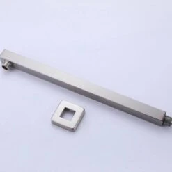 Single Handle 1-Spray Shower Faucet 2 1.8 GPM In Cement Nickel -Tahanbath nickel tahanbath shower faucets z tmsf10lyj 2w02bn fa 1000