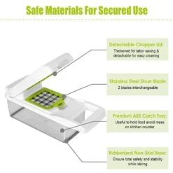 12-in-1 Vegetable Chopper With Container: Slicer, Dicer, Grater & More -Tahanbath no tahanbath cutting boards z d01027haa6v 76 1000
