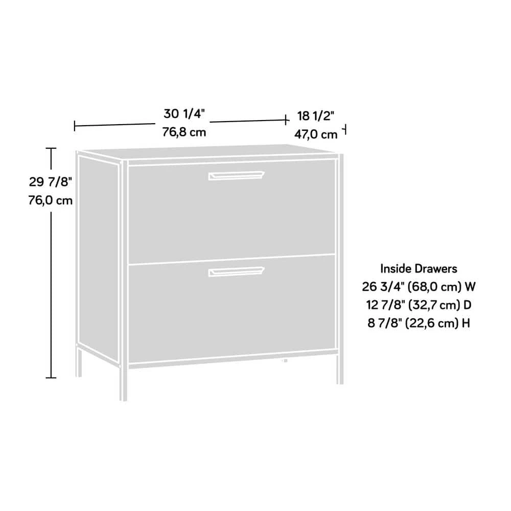 Lateral File, Off White Plus Gray Finish 3 Lateral File, Off White Plus Gray Finish - Image 3
