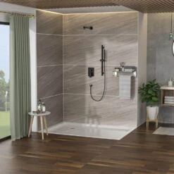 1-Spray Patterns With 1.8 GPM 10 In. Wall Mount Rain Fixed Shower Head In Oil-Rubbed Bronze -Tahanbath oil rubbed bronze tahanbath fixed shower heads z w124382393 c3 1000