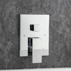 Single Handle 2-Spray 1.8 GPM Waterfall Bathtub Swivel Tub And Shower Faucet With Hand Shower In Polished Chrome -Tahanbath polished chrome bathtub shower faucet combos w1194 d93107cp kxc 4f 1000