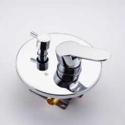 Single Handle 3-Spray High Pressure Tub And Shower Faucet Combo In Polished Chrome (Valve Included) -Tahanbath polished chrome bathtub shower faucet combos w1194 d96203cp zq 44 1000