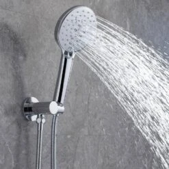 Single Handle 3-Spray High Pressure Tub And Shower Faucet Combo In Polished Chrome (Valve Included) -Tahanbath polished chrome bathtub shower faucet combos w1194 d96203cp zq d4 1000