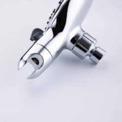 Modern 5-Spray Patterns With 2.5 GPM 4.68 In. Wall Mount Dual Shower Heads With 71 In. Shower Hose In Polished Chrome 20 Modern 5-Spray Patterns With 2.5 GPM 4.68 In. Wall Mount Dual Shower Heads With 71 In. Shower Hose In Polished Chrome -Tahanbath polished chrome dual shower heads pzz rx96106cp zq 44 1000