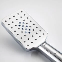 3-Spray Patterns With 2.5 GPM 12 In. Ceiling Mount Dual Shower Heads In Polished Chrome -Tahanbath polished chrome dual shower heads w1194 d97205cp kxc 1f 1000