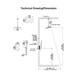3-Spray Patterns With 2.5 GPM 12 In. Ceiling Mount Dual Shower Heads In Polished Chrome -Tahanbath polished chrome dual shower heads w1194 d97205cp kxc c3 1000