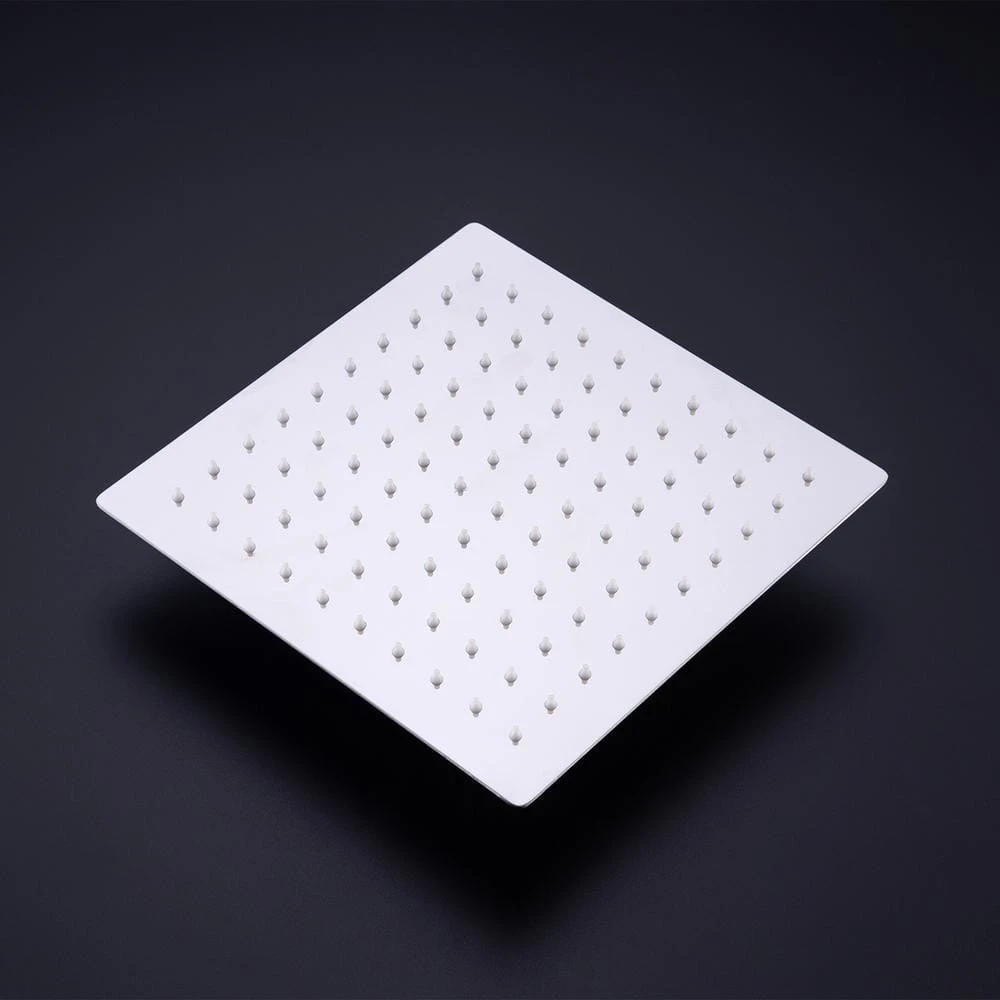 1-Spray Patterns With 2.5 GPM 10 In. Wall Mount Rain Fixed Shower Head In Polished Chrome (Valve Included) 6 1-Spray Patterns With 2.5 GPM 10 In. Wall Mount Rain Fixed Shower Head In Polished Chrome (Valve Included) - Image 6