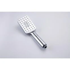 Single-Handle Waterfall Tub Faucet Wall Mount Roman Tub Filler With Hand Shower In Polished Chrome -Tahanbath polished chrome roman tub faucets w1194 d97207cp kxc 44 1000