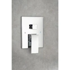 Single-Handle Waterfall Tub Faucet Wall Mount Roman Tub Filler With Hand Shower In Polished Chrome -Tahanbath polished chrome roman tub faucets w1194 d97207cp kxc 4f 1000