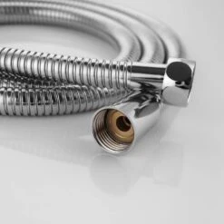 Single-Handle 3-Spray Patterns Anti-scald Shower Fixtures With Rough-In Pressure Balanced Valve In Polished Chrome -Tahanbath polished chrome shower faucets w1194 d98102cp kxc 1f 1000