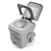 Travel Outdoor Non-Electric 5 Gal. Camping Portable Toilet, Flush Potty Waterless Toilet