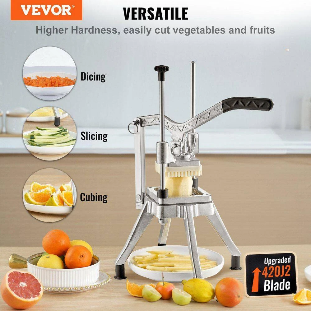 Commercial Chopper Commercial Vegetable Chopper With 4-Blades Fruits Dicer 4 Commercial Chopper Commercial Vegetable Chopper With 4-Blades Fruits Dicer - Image 4