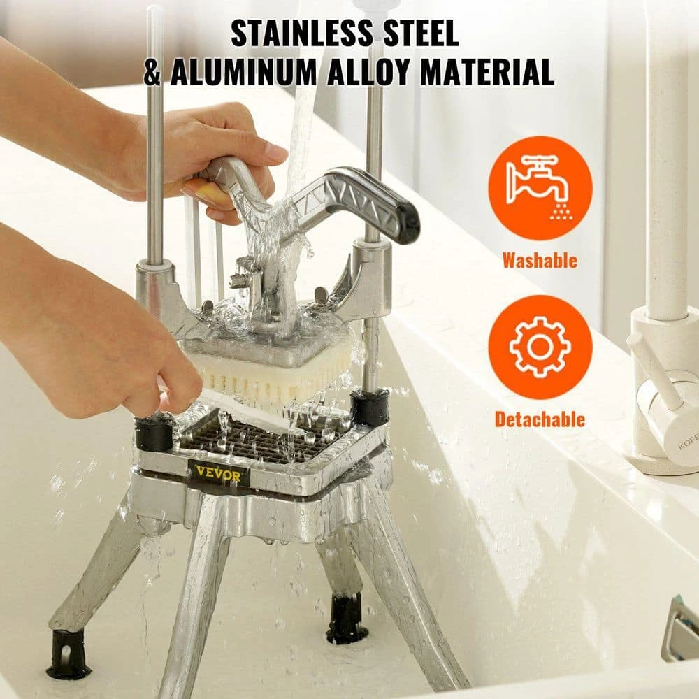 Commercial Chopper Commercial Vegetable Chopper With 4-Blades Fruits Dicer 8 Commercial Chopper Commercial Vegetable Chopper With 4-Blades Fruits Dicer - Image 8