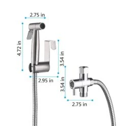 Bidet Sprayer For Toilet Bidet Attachment Handheld Cloth Diaper Sprayer 13 Bidet Sprayer For Toilet Bidet Attachment Handheld Cloth Diaper Sprayer -Tahanbath tahanbath handheld bidets z th fx0019 4f 1000