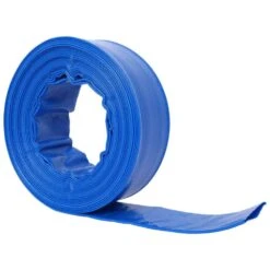 1-1/2 In. X 50 Ft. Blue Heavy Duty PVC Pool Backwash Hose Sewage/Effluent Accessory -Tahanbath tahanbath pump hoses z w465p203177 4f 1000
