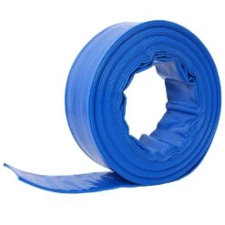 1-1/2 In. X 50 Ft. Blue Heavy Duty PVC Pool Backwash Hose Sewage/Effluent Accessory -Tahanbath tahanbath pump hoses z w465p203177 76 1000