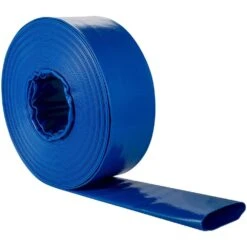 12.89 Ft 2" X 105' PVC Lay Flat Discharge Hose-Heavy Duty, Blue -Tahanbath tahanbath pvc schedule 40 pipe z t3342p298313 44 1000