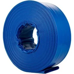 12.89 Ft 2" X 105' PVC Lay Flat Discharge Hose-Heavy Duty, Blue -Tahanbath tahanbath pvc schedule 40 pipe z t3342p298313 c3 1000