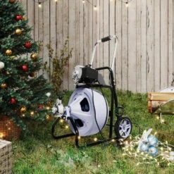 KT-9001J DrainMaster Max 75 Ft. X 1/2 In. Sewer Snake Electric Auger -Tahanbath tahanbath sewer machines z w2841p218166 4f 1000