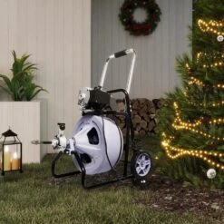 KT-9001J DrainMaster Max 75 Ft. X 1/2 In. Sewer Snake Electric Auger -Tahanbath tahanbath sewer machines z w2841p218166 fa 1000