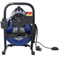 Electric Drain Cleaner Machine 60 Ft. X 1/2" W/4-Cutters & Foot Switch, Sewer Snake Drill Auger For 1 In. To 4 In. Pipes -Tahanbath tahanbath sewer machines z w46591779 4f 1000