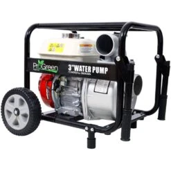 Water Pump 3 In. 264Gpm, 163cc Honda GX160 Engine, 3 In. NPT COUPLER, WITH ACCESSORIES KIT AND HANDLE WHEEL KIT