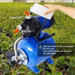 1.6 HP Shallow Well Pump With Pressure Tank-Garden/Irrigation Pump, Automatic Water Booster For Home/Lawn/Farm 18 1.6 HP Shallow Well Pump With Pressure Tank-Garden/Irrigation Pump, Automatic Water Booster For Home/Lawn/Farm -Tahanbath tahanbath shallow well pumps z w46562965 76 1000