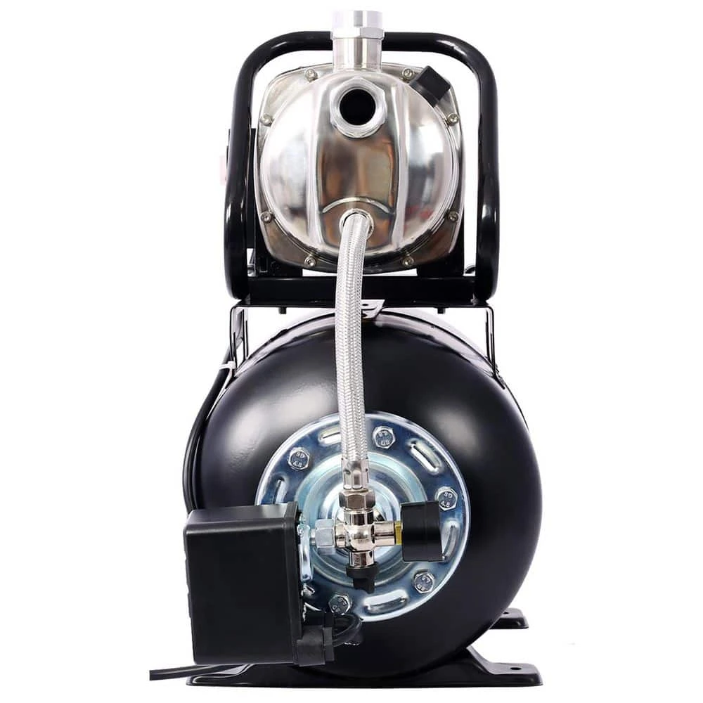 1.6 HP Stainless Steel Shallow Well Pump With Pressure Tank-Garden/Irrigation And Automatic Water Booster 8 1.6 HP Stainless Steel Shallow Well Pump With Pressure Tank-Garden/Irrigation And Automatic Water Booster - Image 8