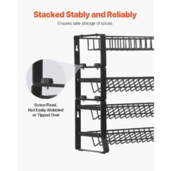 Spice Rack Organizer For Cabinet Kitchen Countertop Seasoning Organizer 18 X 11 In. -Tahanbath tahanbath spice racks z d010277ux7j 1f 1000