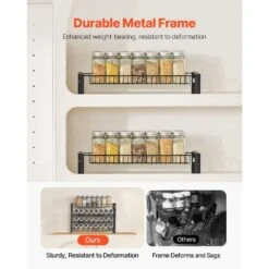 Spice Rack Organizer For Cabinet Kitchen Countertop Seasoning Organizer 18 X 11 In. -Tahanbath tahanbath spice racks z d010277ux7j fa 1000