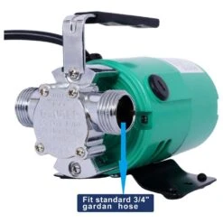 115V 330 GPH Water Transfer Pump Per Hour-Portable Electric Utility Pump With 6 Ft. Water Hose Kit, Green -Tahanbath tahanbath transfer pumps z w465127582 4f 1000