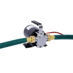 DC 12-Volt 1/10HP 330GPH Battery Powered Portable Electric Utility Sump Transfer Water Pump With Water Hose Kit Black -Tahanbath tahanbath transfer pumps z w465127584 1f 1000