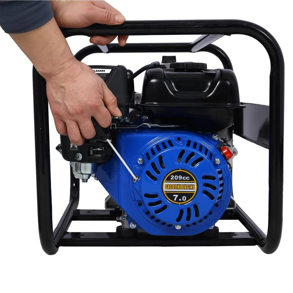 Trash Pump 3 In. 209cc 7HP 4 Stroke OHV ENGINE, Gas Powered Full Trash Water Pump 50 Ft. Discharge Hose 5 Trash Pump 3 In. 209cc 7HP 4 Stroke OHV ENGINE, Gas Powered Full Trash Water Pump 50 Ft. Discharge Hose - Image 5