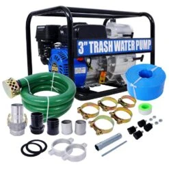Trash Pump 3 In. 209cc 7HP 4 Stroke OHV ENGINE, Gas Powered Full Trash Water Pump 50 Ft. Discharge Hose 16 Trash Pump 3 In. 209cc 7HP 4 Stroke OHV ENGINE, Gas Powered Full Trash Water Pump 50 Ft. Discharge Hose -Tahanbath tahanbath trash pumps z w465134909 fa 1000