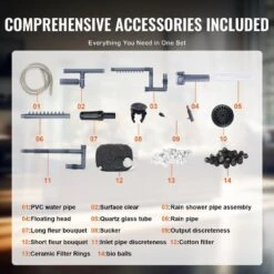 264GPH 3-Stage Canister Aquarium Filter: 75 Gal. Ultra-Quiet, UV Protection, 11-Watt -Tahanbath tahanbath whole house water filter systems z d0102hqa0t7 fa 1000