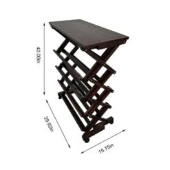 26-Bottles Freestanding Wine Rack, Wine Storage Rack, Freestanding Display Rack For Kitchen, Pantry, Cellar, Walnut -Tahanbath tahanbath wine racks z w2221p191954 76 1000