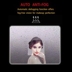 36 In. W X 28 In. H Frameless Rectangular Wall Mounted Bathroom Vanity Mirror In Transparent With LED Lighting -Tahanbath transparent tahanbath vanity mirrors w543 w54326743 zq 76 1000