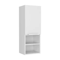 11.81 In. W X 10.04 In. D X 32.17 In. H Bathroom Storage Wall Cabinet In White