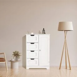 11.81 In. W X 22.50 In. D X 32.68 In. H Bathroom Storage Wall Cabinet In White -Tahanbath white tahanbath bathroom wall cabinets z w28222278 31 1000