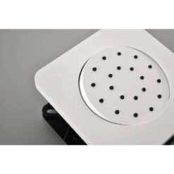 Single-Handle Claw Foot Tub Faucet With Hand Shower Spray Body Shower Bodyspray (3pcs) In. White -Tahanbath white tahanbath claw foot tub faucets z w928100927 1f 1000